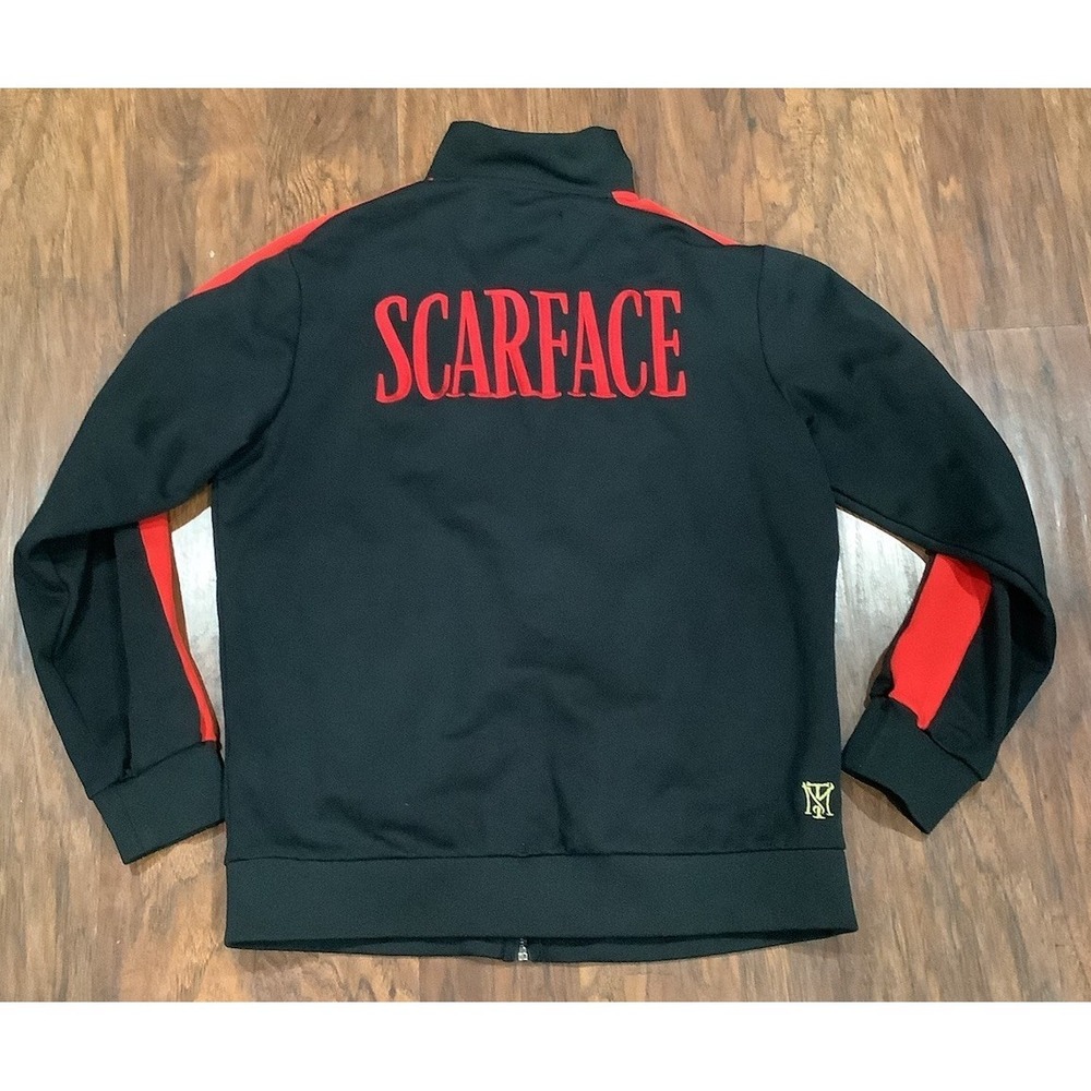 Shoe Palace X Scarface Track Jacket Lg The World Is Yours Tony Montana Monogram